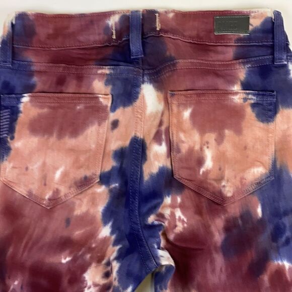 Paige Tie Dye Skinny Jeans D30 - Picture 7 of 7